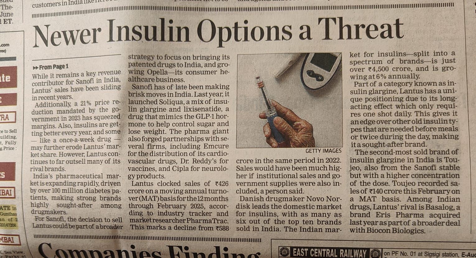 Newer Insulin Option a Threat