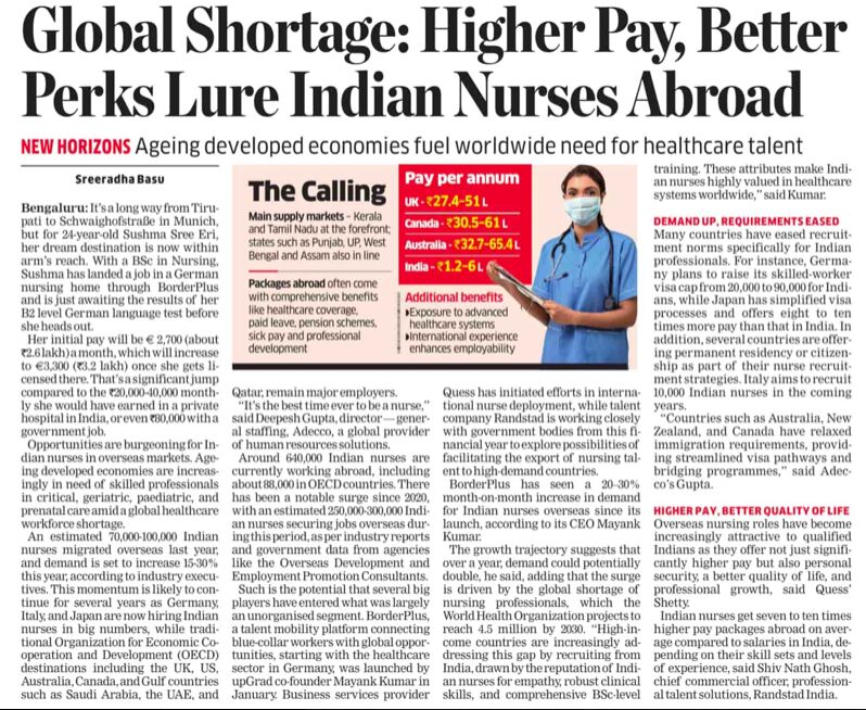 Indian Nurse Abroad